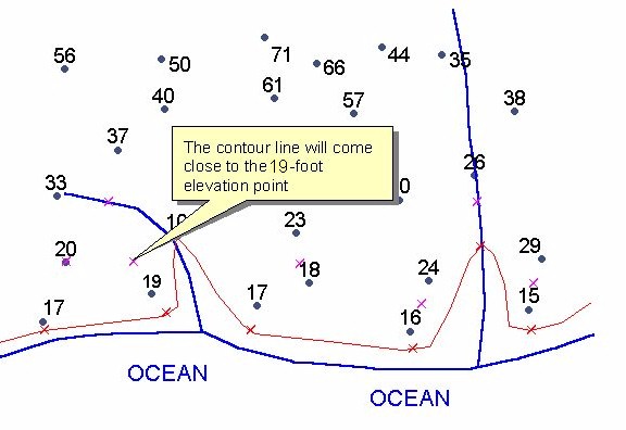 practice map annotated for step 3